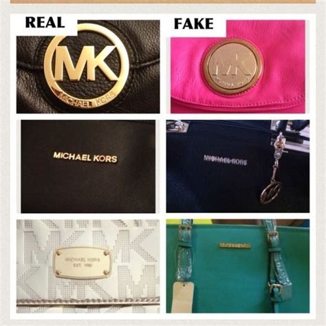 real vs fake michael kors sales tag|michael kors counterfeit bags.